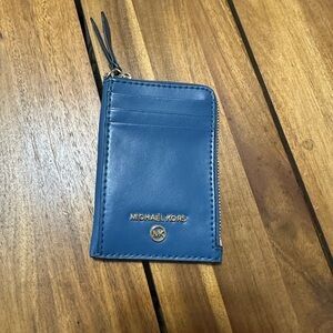 Michael Kors Blue Card Holder